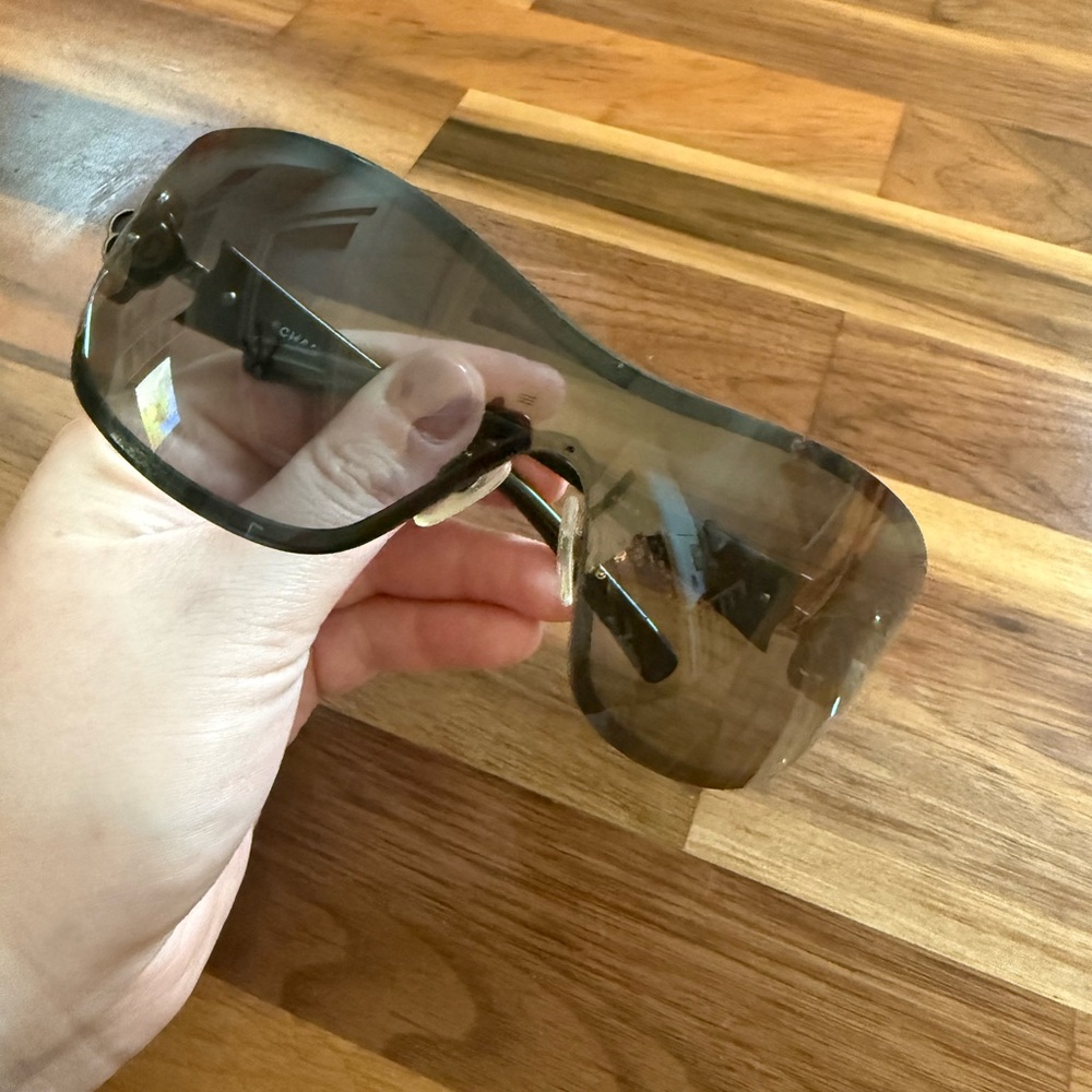 CHANEL Black Sunglasses Vintage